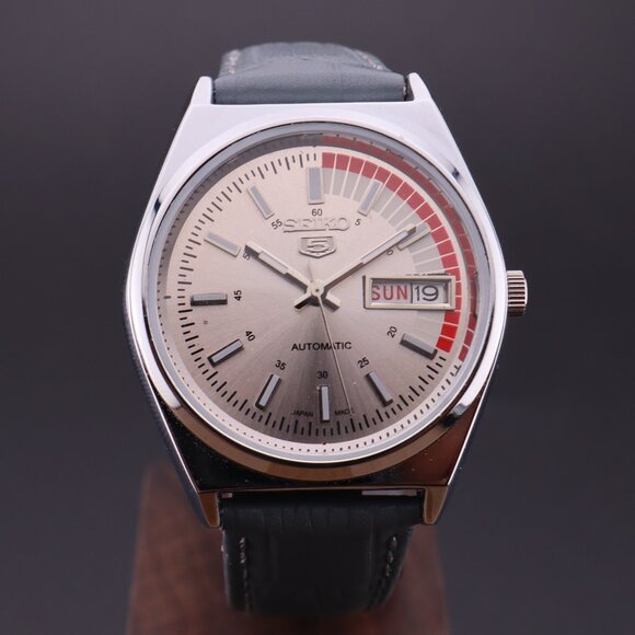 Vintage Seiko 5 Automatic 6309A Japanese Movement 17J D/D Men's Wrist Watch - Picture 3 of 15